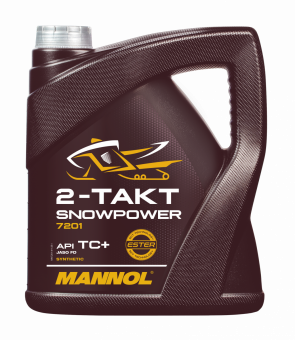 MANNOL 7201 2-Takt Snowpower 4 Liter Motoröl API TC+ JASO FD Schneemobil