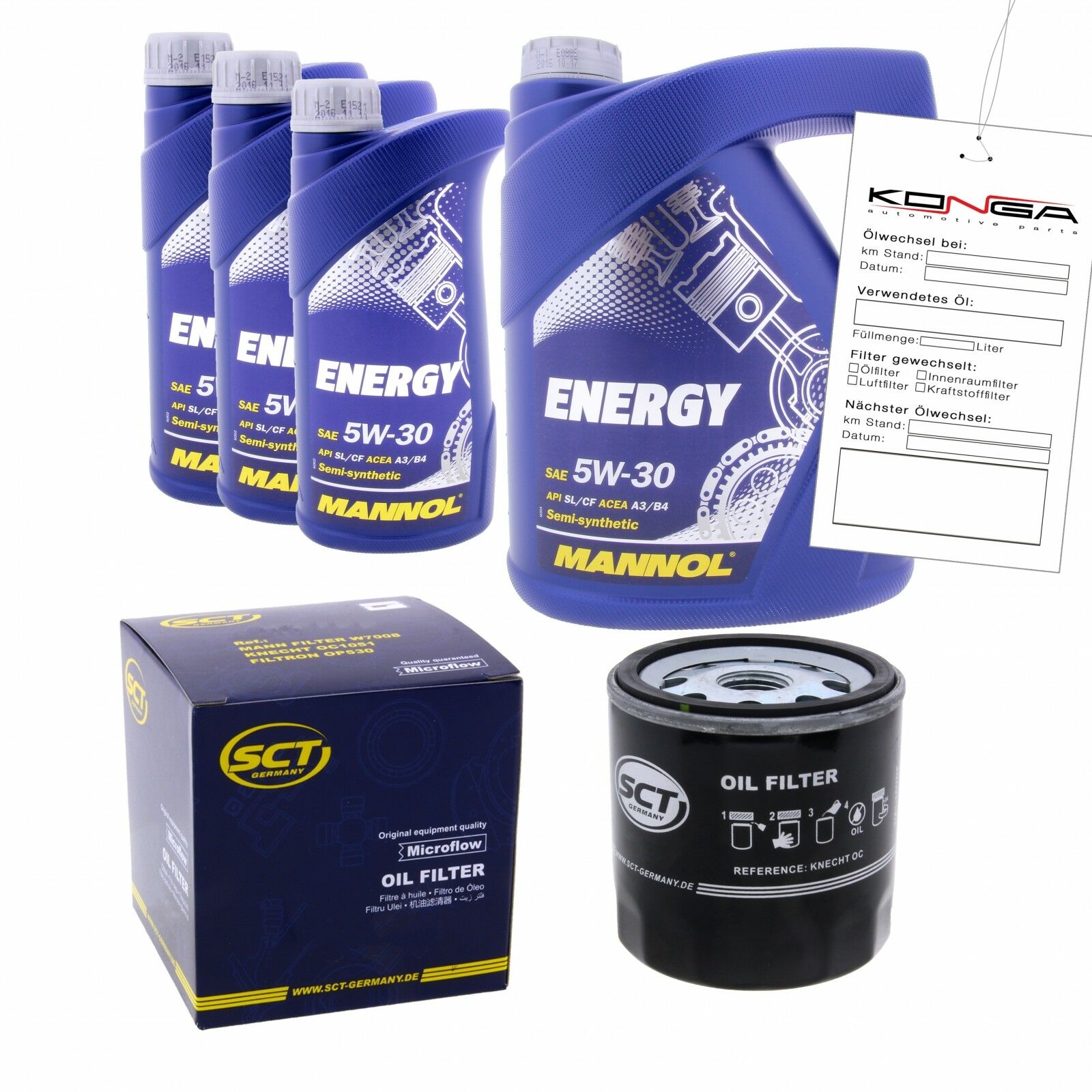 Inspektionskit MANNOL Energy 5W-30 passend für Toyota Land Cruiser 80 4.5 24v