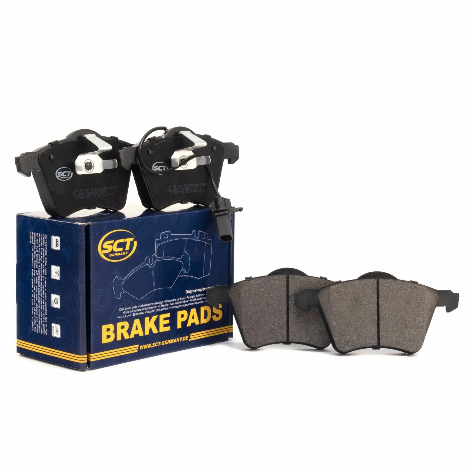 SCT Bremsbeläge SP 402 PR Bremsklötze Bremsbelagsatz vorne passend für Ford Seat