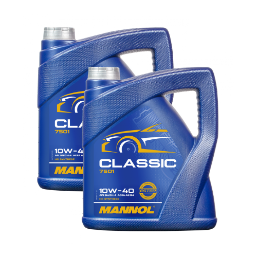 8 Liter (2x4) MANNOL Classic 10W-40 API SN/CH-4 Motoröl 10W40 4036021404202