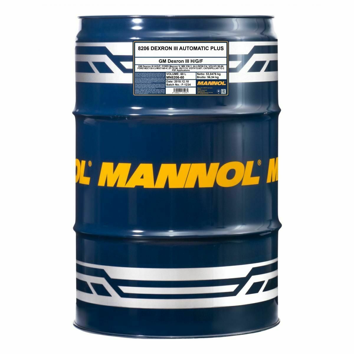 60 Liter MANNOL Dexron III Automatic Plus Getriebeöl Automatikgetriebe