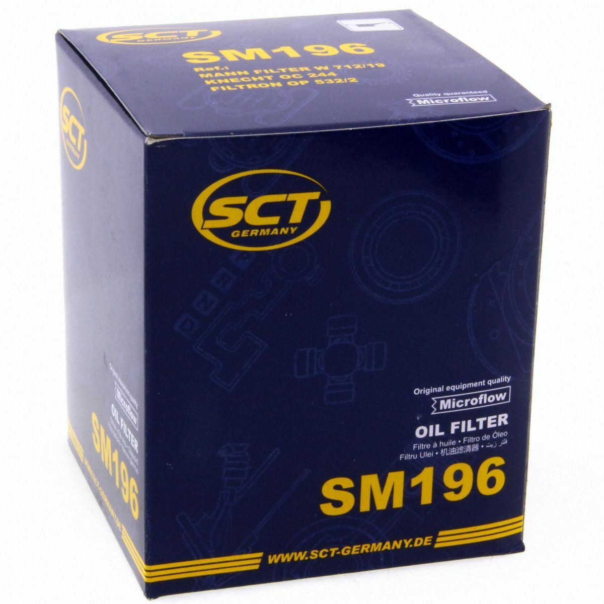 SCT Ölfilter SM196 Filter Motorfilter Anschraubfilter passend für Ford Volvo