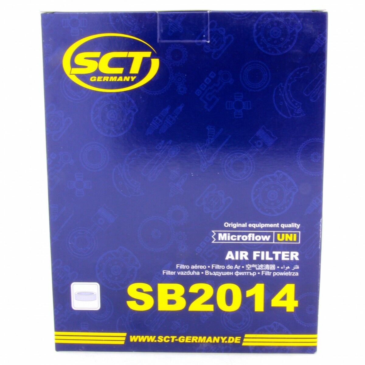SCT Luftfilter SB2014 Ersatzfilter passend für Ford Mazda Mitsubishi