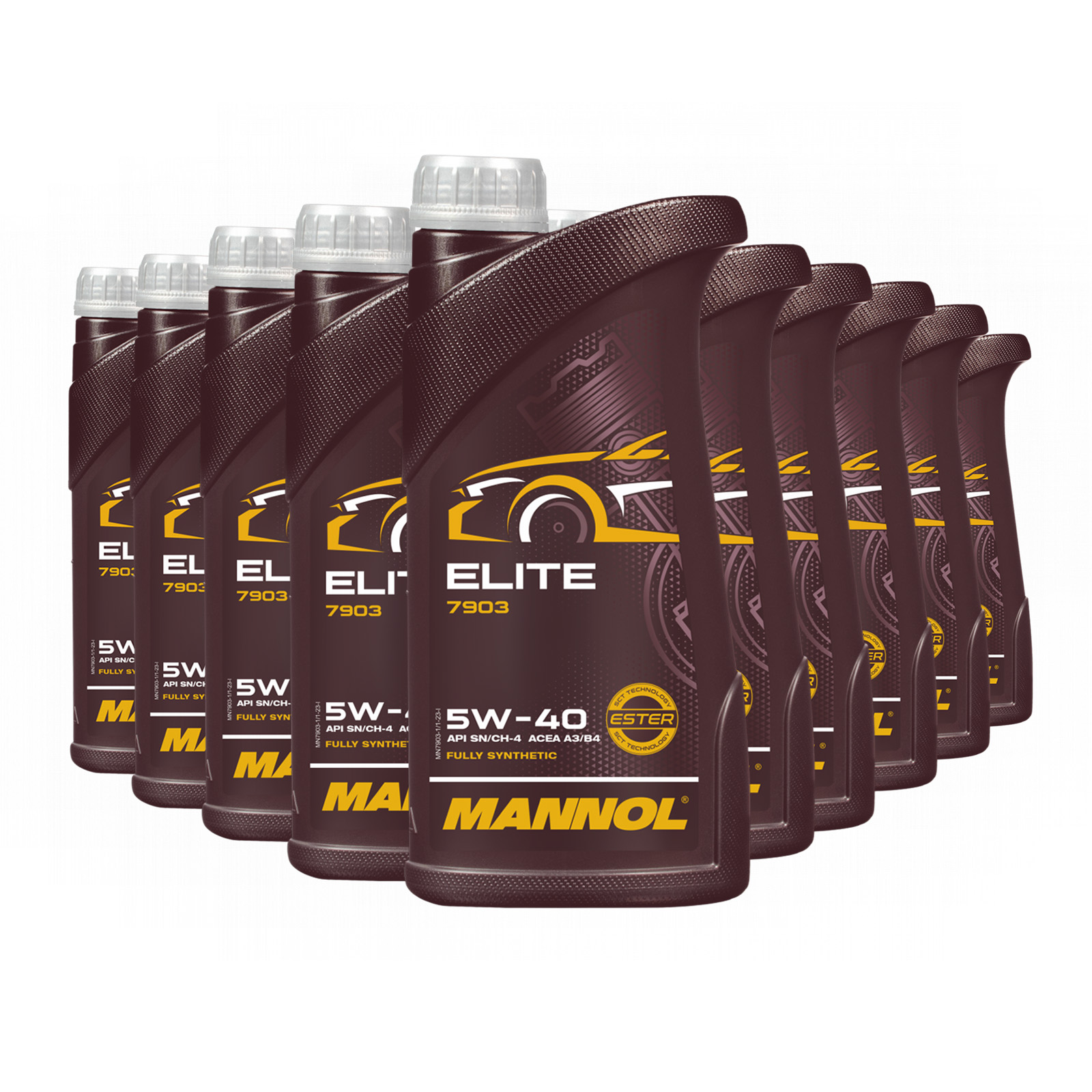 10 Liter (10x1) MANNOL Elite 5W-40 API SN/CH-4 Motoröl 5W40 BMW MB Fiat