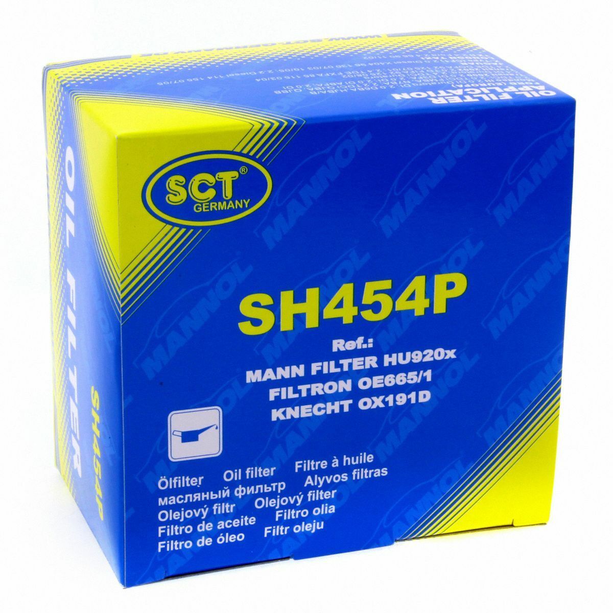 SCT Ölfilter SH454P Filter Motorfilter Servicefilter Patronenfilter passend für Ford Jaguar