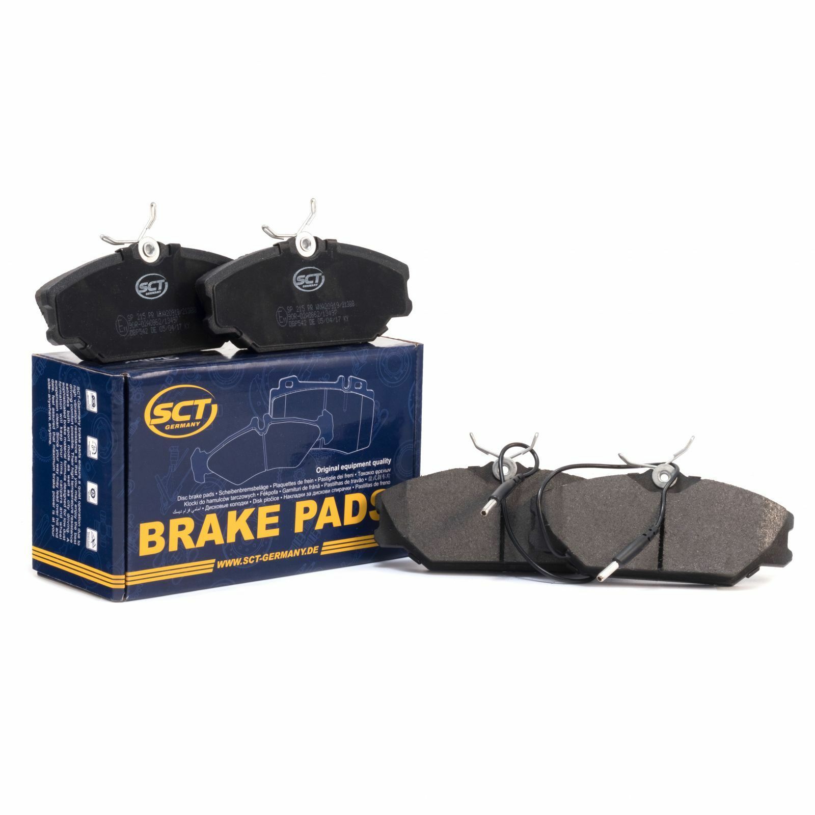SCT Bremsbeläge SP215PR Bremsklötze Bremsbelagsatz Chevrolet Renault Daewoo vorn