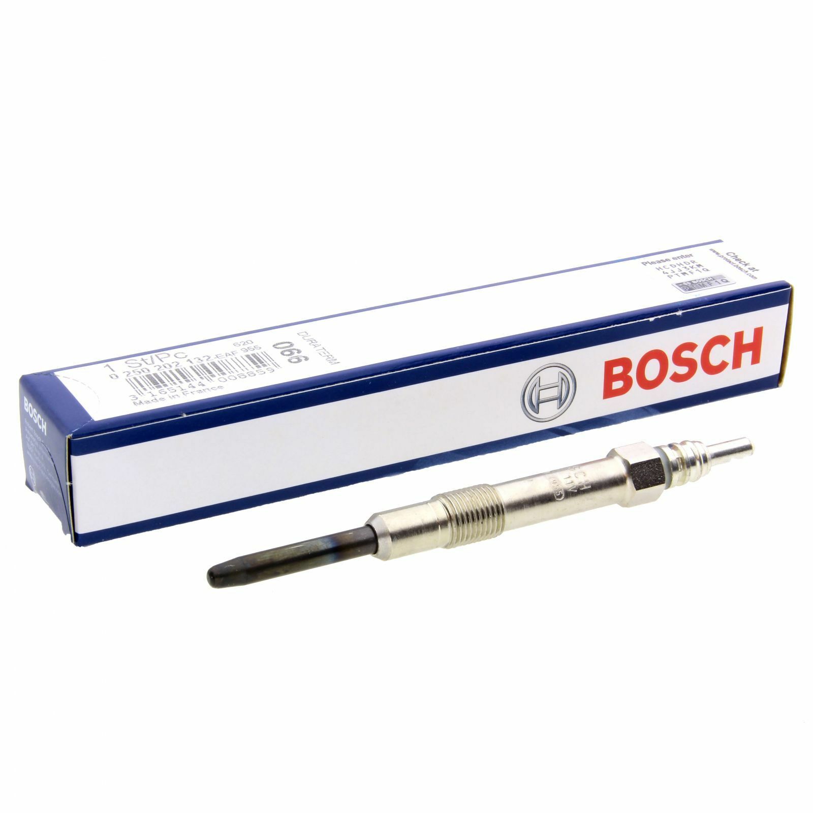 1x Bosch 0250202132 Glühkerze passend für Alfa Romeo Fiat Opel Saab Suzuki