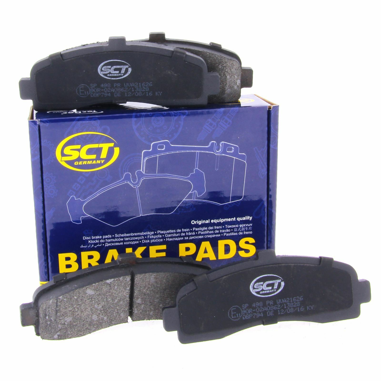 SCT Bremsbeläge SP498PR Bremsklötze Bremsbelagsatz vorne Nissan March