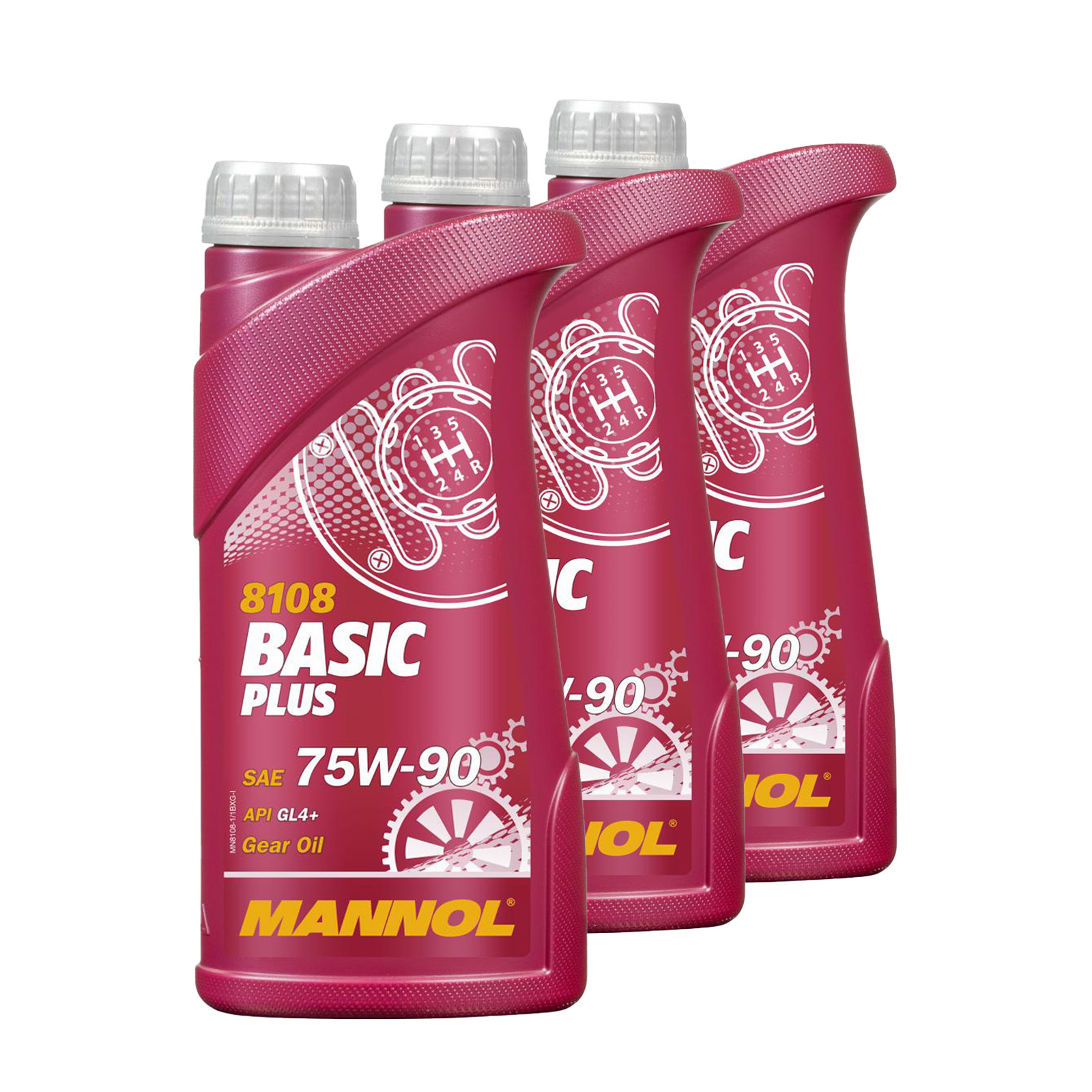 3 Liter (3x1) MANNOL Basic Plus 75W-90 API GL 4+ Getriebeöl 75W90 Öl 3 Liter (3x1) MANNOL Basic Plus 75W-90 API GL 4+ Getriebeöl 75W90 Öl