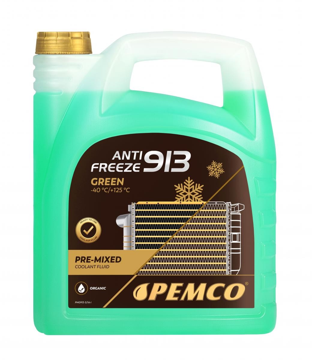 20 L (4x5) PEMCO Antifreeze 913  Kühlerfrostschutz G13 Fertiggemisch -40° grün