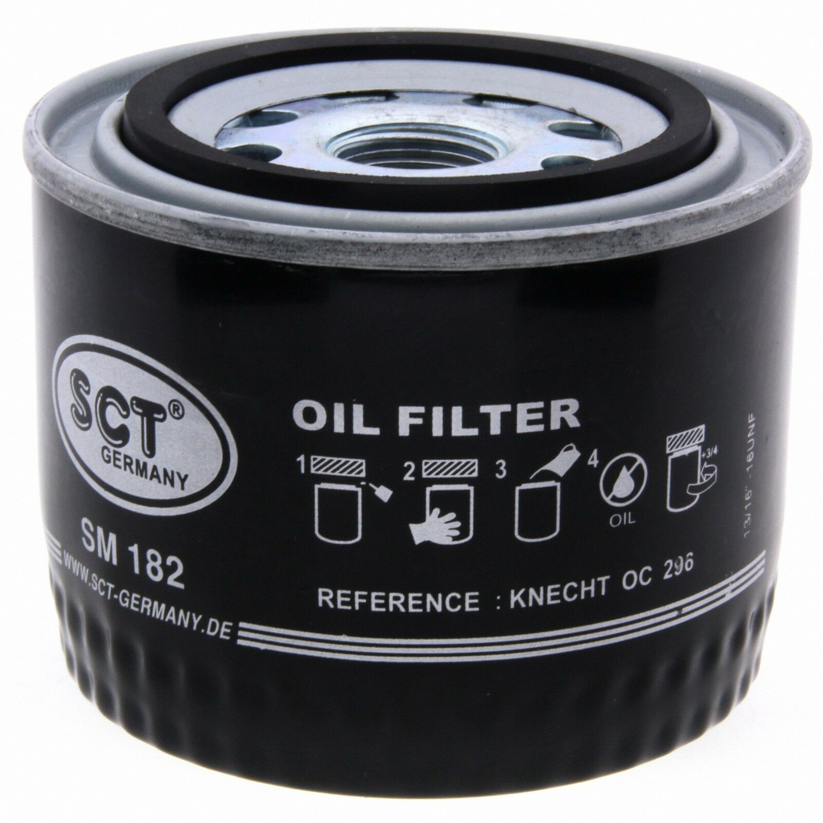 SCT Ölfilter SM182 Filter Motorfilter Servicefilter Anschraubfilter passend für Honda Land Rover MG