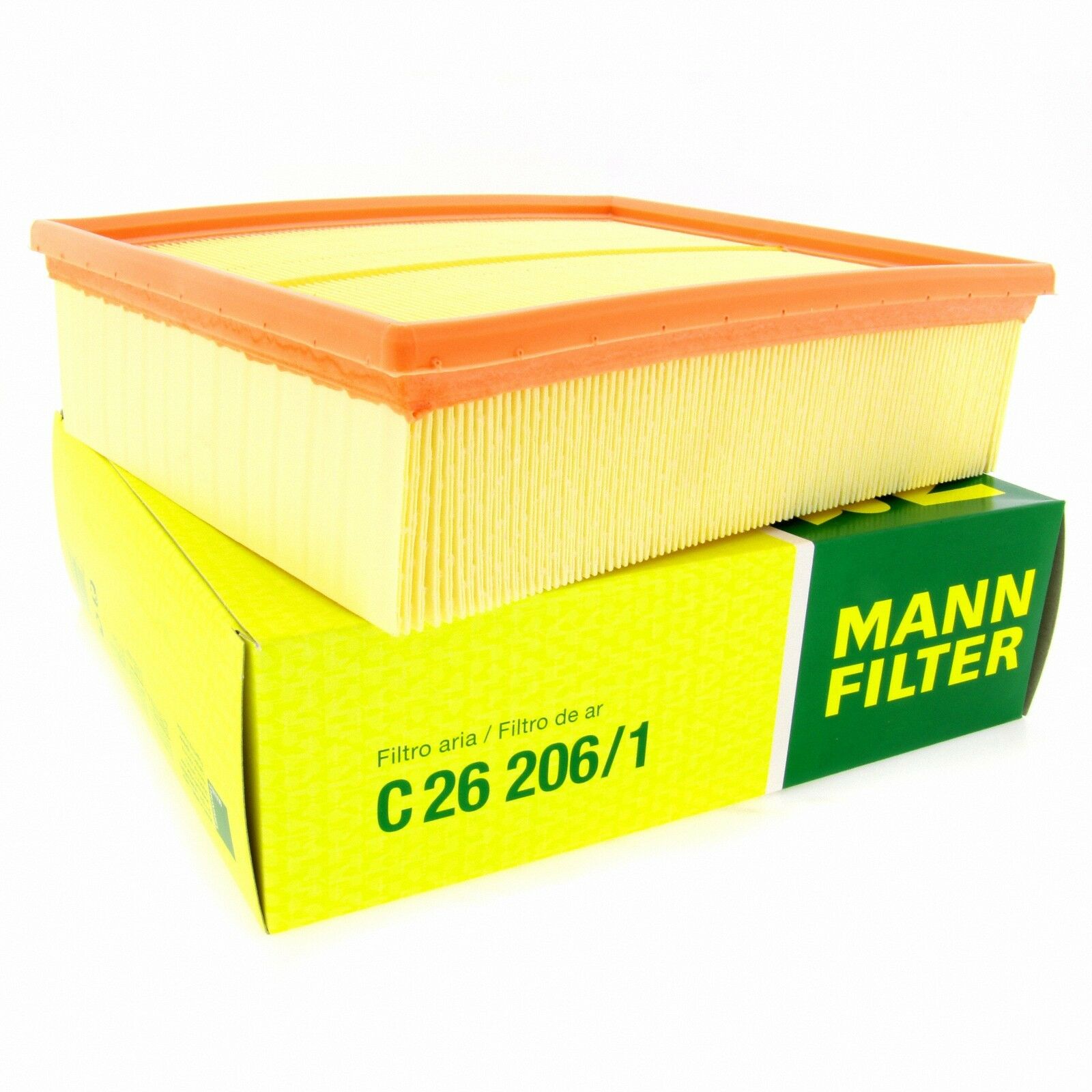 MANN Luftfilter Fahrzeugfilter Ersatzfilter C262061 Filter passend für Audi Skoda VW