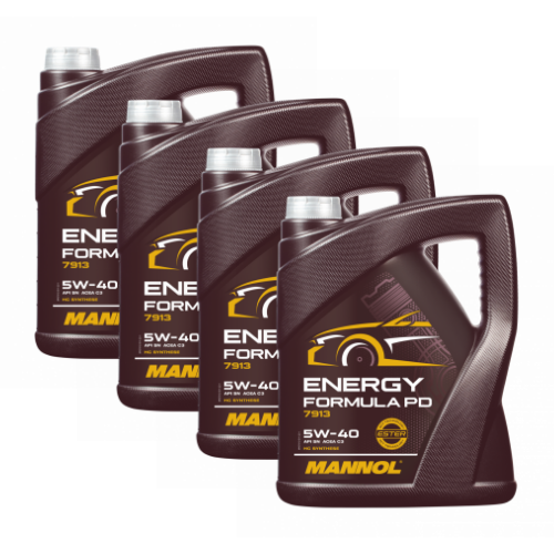 20 Liter (4x5) MANNOL Energy Formula PD 5W-40 API SN  Motoröl 5W40