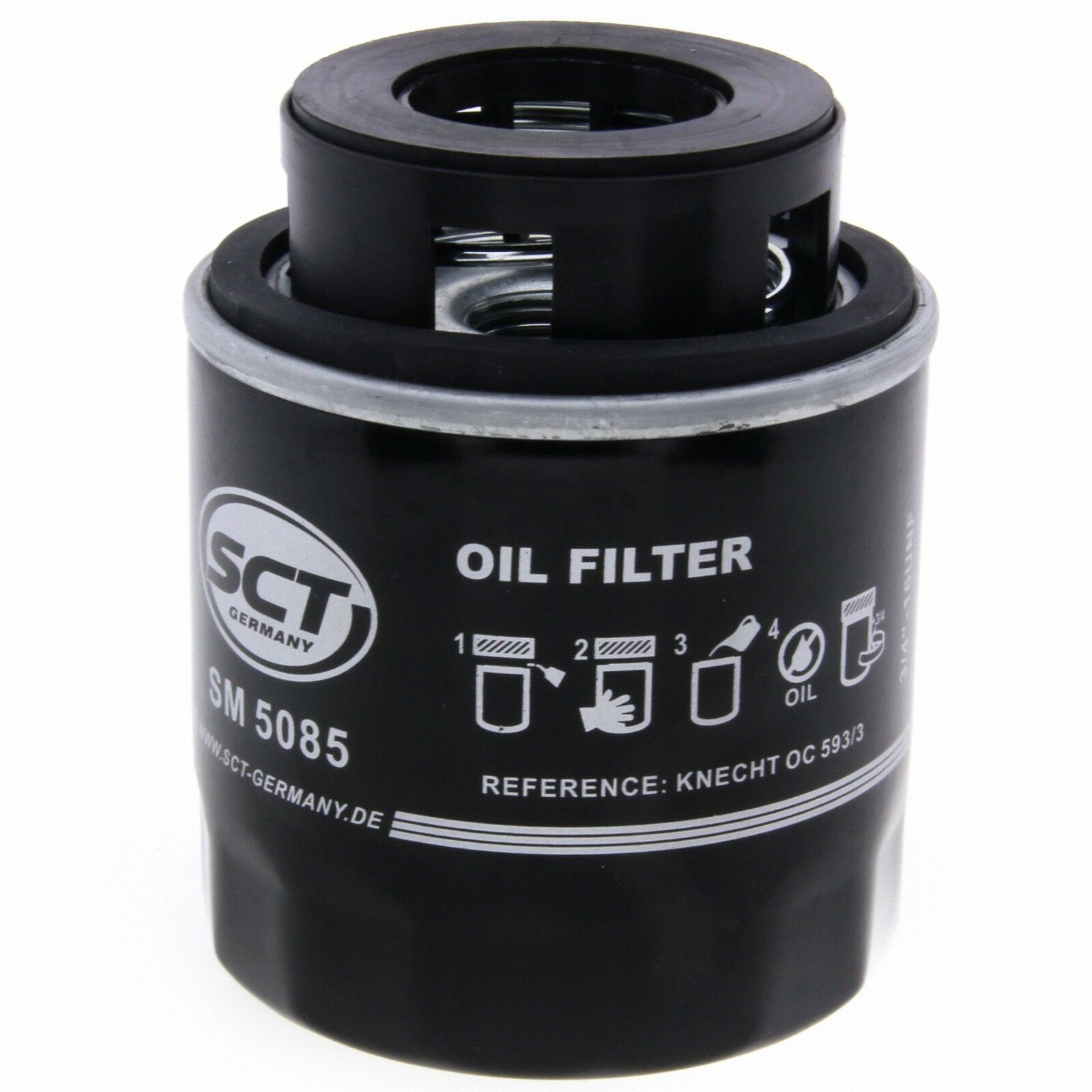 SCT Ölfilter SM5085 Filter Motorfilter Servicefilter passend für Audi Seat Skoda VW
