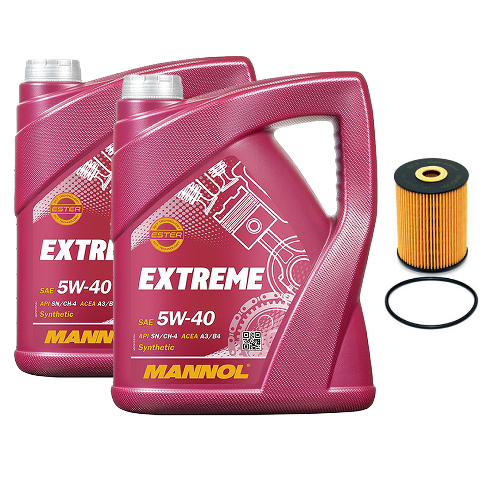 Inspektionskit MANNOL Extreme 5W-40 für Vw Passat 4.0 W8 4motion Variant