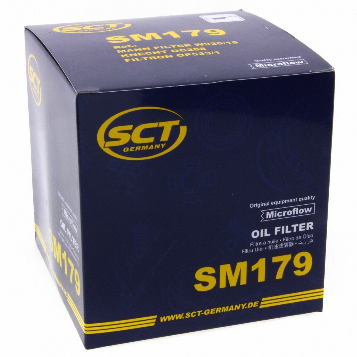 SCT Ölfilter SM179 Motorfilter Servicefilter Anschraubfilter passend für Chrysler 300 C Ford Mazda MG