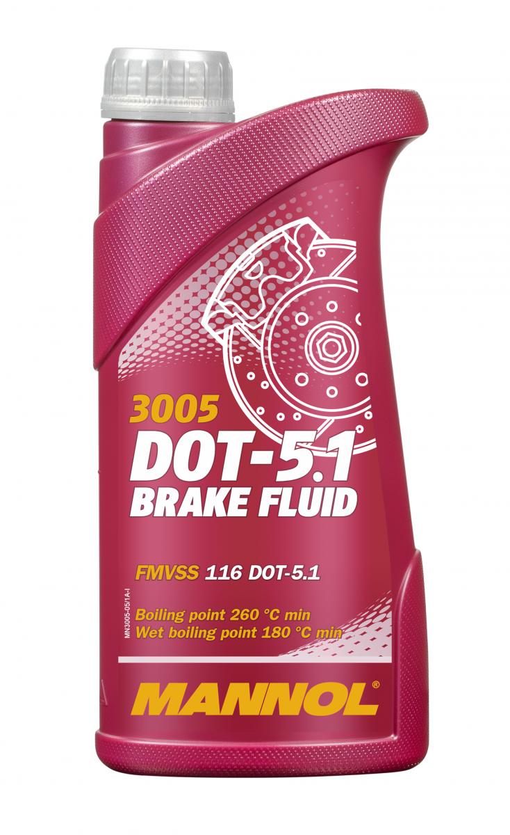 MANNOL 0,5 Liter Bremsflüssigkeit DOT-5.1 Brake Fluid MN3005