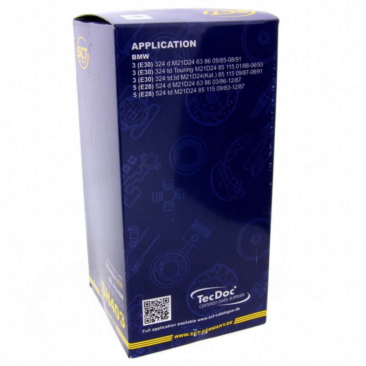 SCT Ölfilter SH 403 Filter Motorfilter Servicefilter Patronenfilter passend für BMW 3er 5er Ford