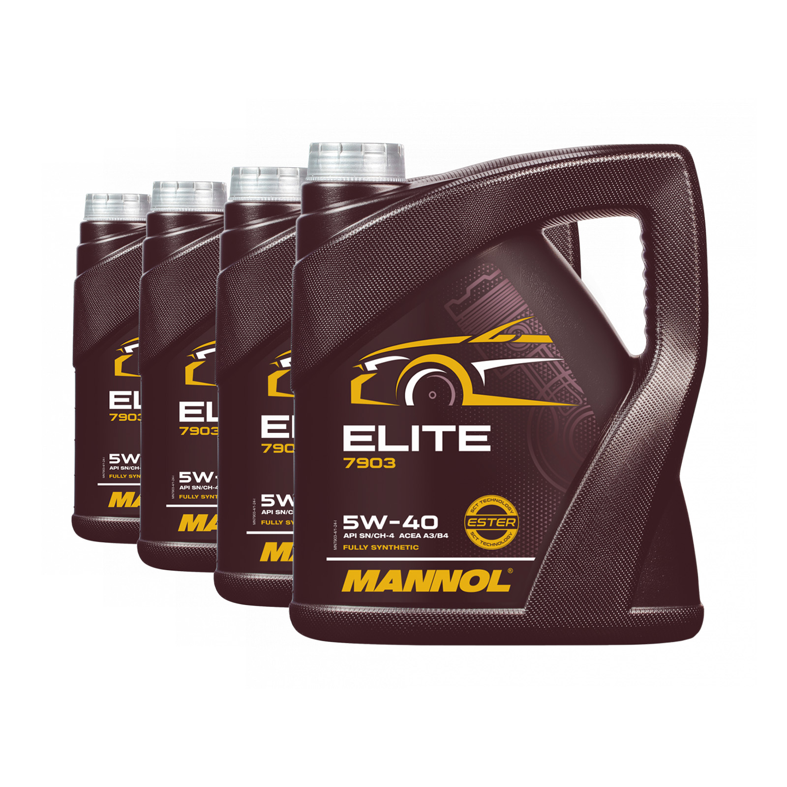 16 Liter (4x4) MANNOL Elite 5W-40 API SN/CH-4 Motoröl 5W40 BMW MB Fiat