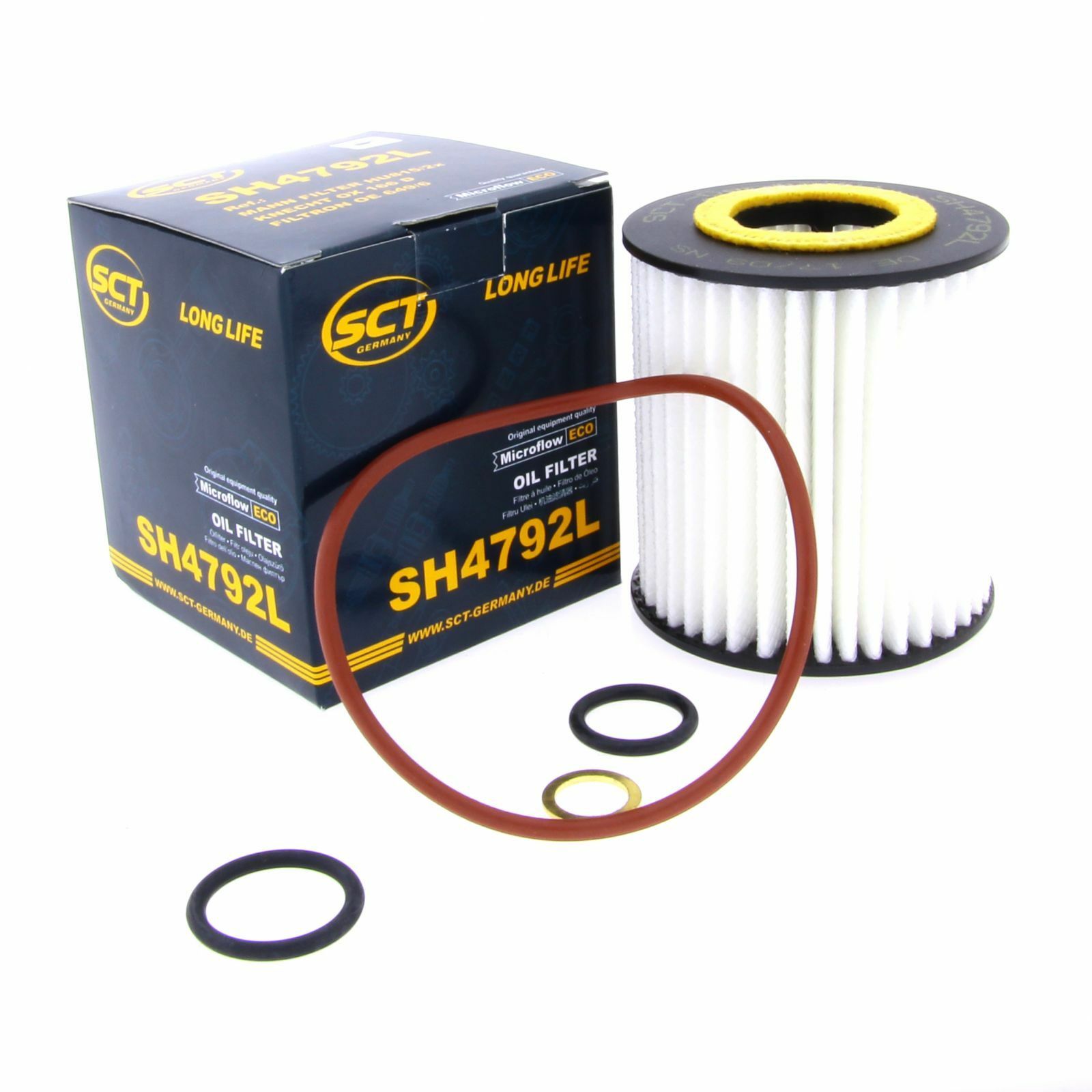 SCT Ölfilter SH4792L Filter Motorfilter Servicefilter Patronenfilter passend für BMW 1er 3er 5er X3