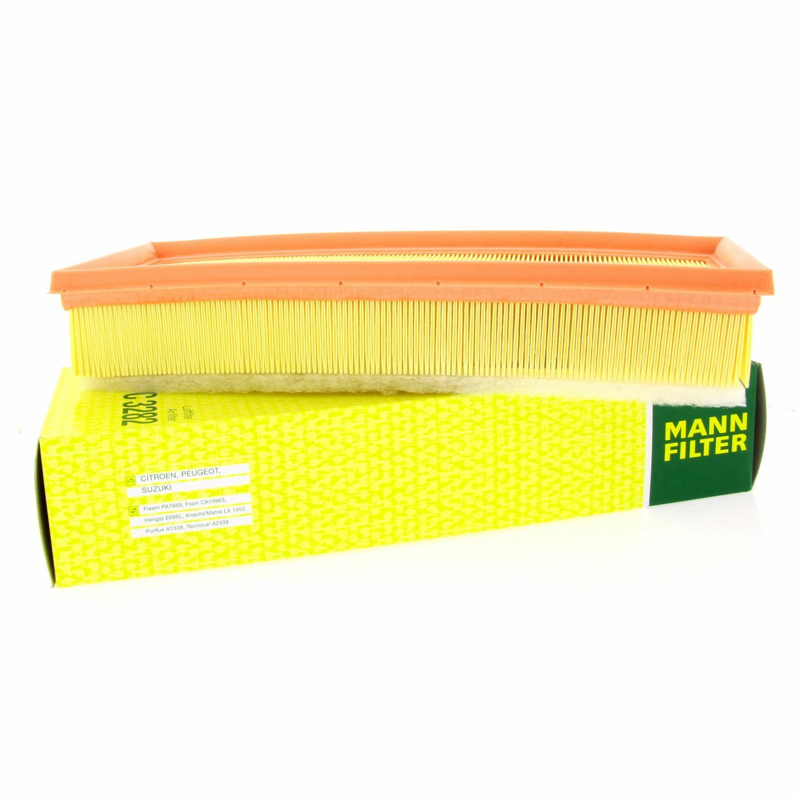 MANN Luftfilter Fahrzeugfilter C3282 Filter passend für Citroen Peugeot Suzuki