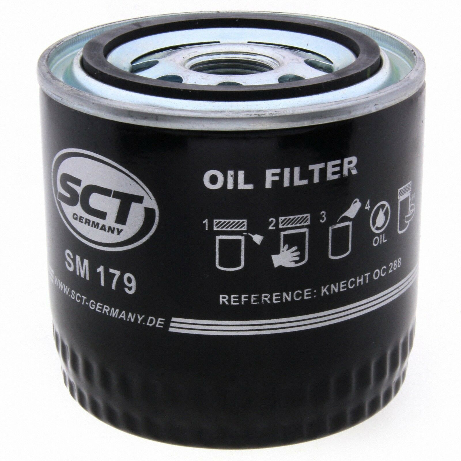 SCT Ölfilter SM179 Motorfilter Servicefilter Anschraubfilter passend für Chrysler 300 C Ford Mazda MG