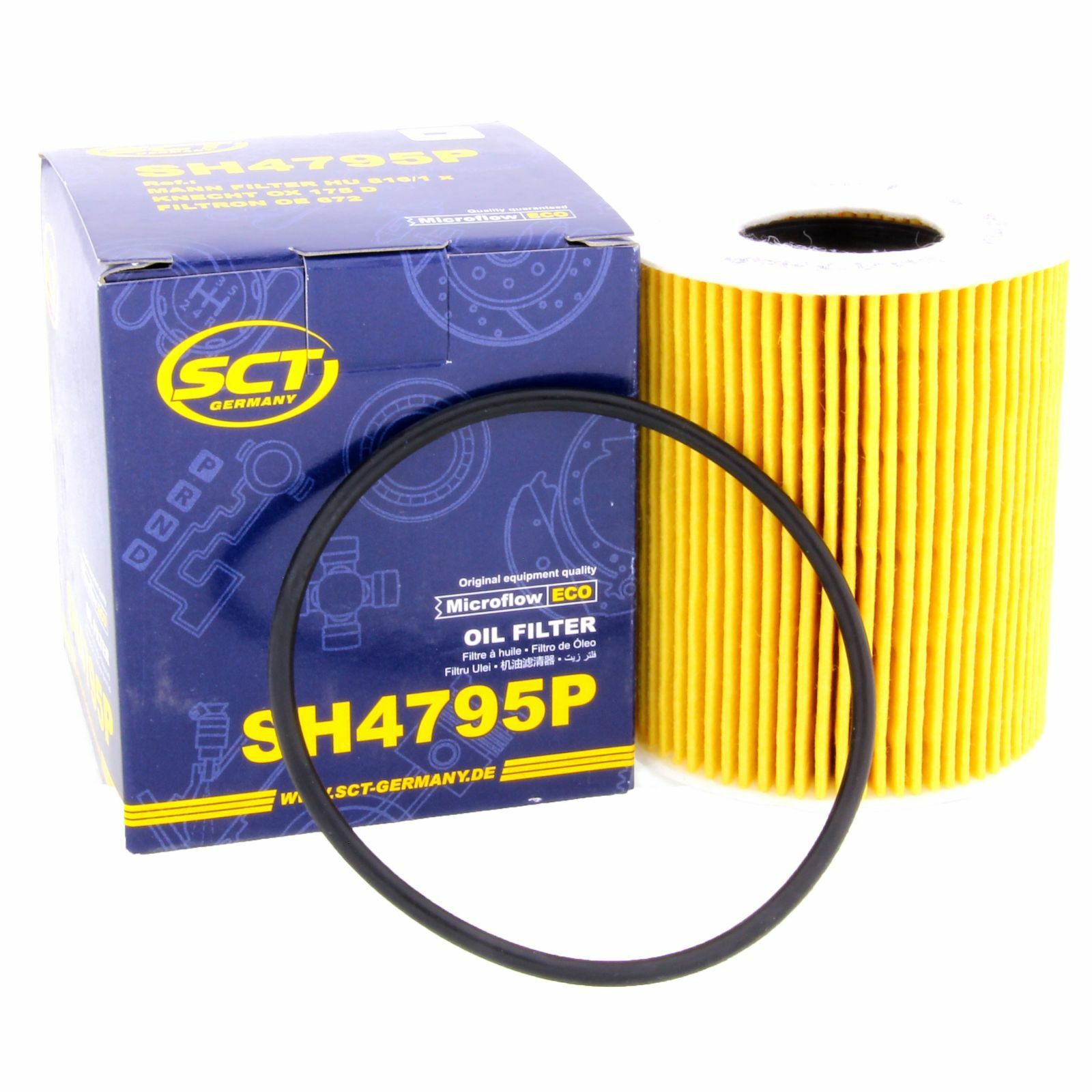 SCT Ölfilter SH4795P Motorfilter Servicefilter Ersatzfilter passend für Chrysler Neon Mk II