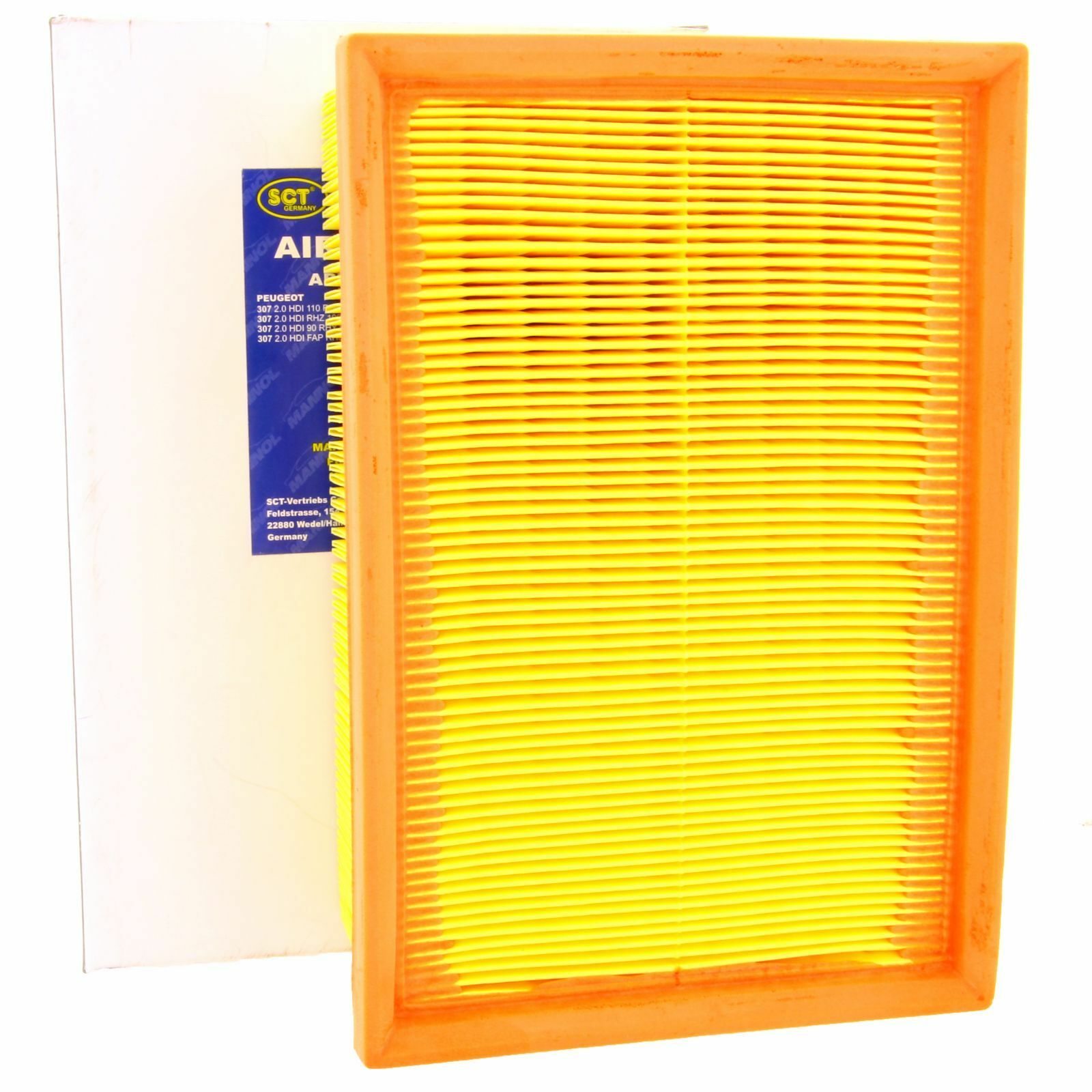 SCT Luftfilter SB2164 Motorfilter Servicefilter Ersatzfilter passend für Peugeot 307