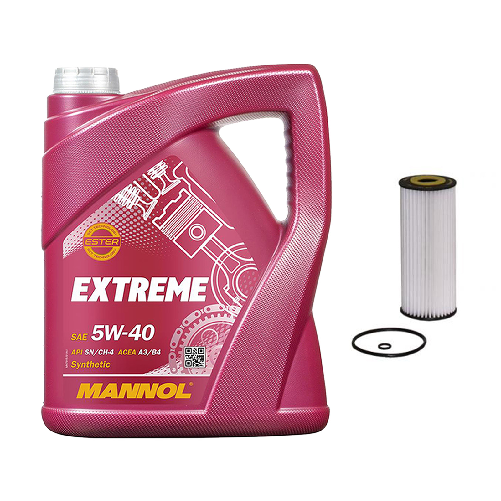 Inspektionskit MANNOL Extreme 5W-40 für Vw Lt 28-35 Ii Bus 2.5 Tdi 28-46 Kasten