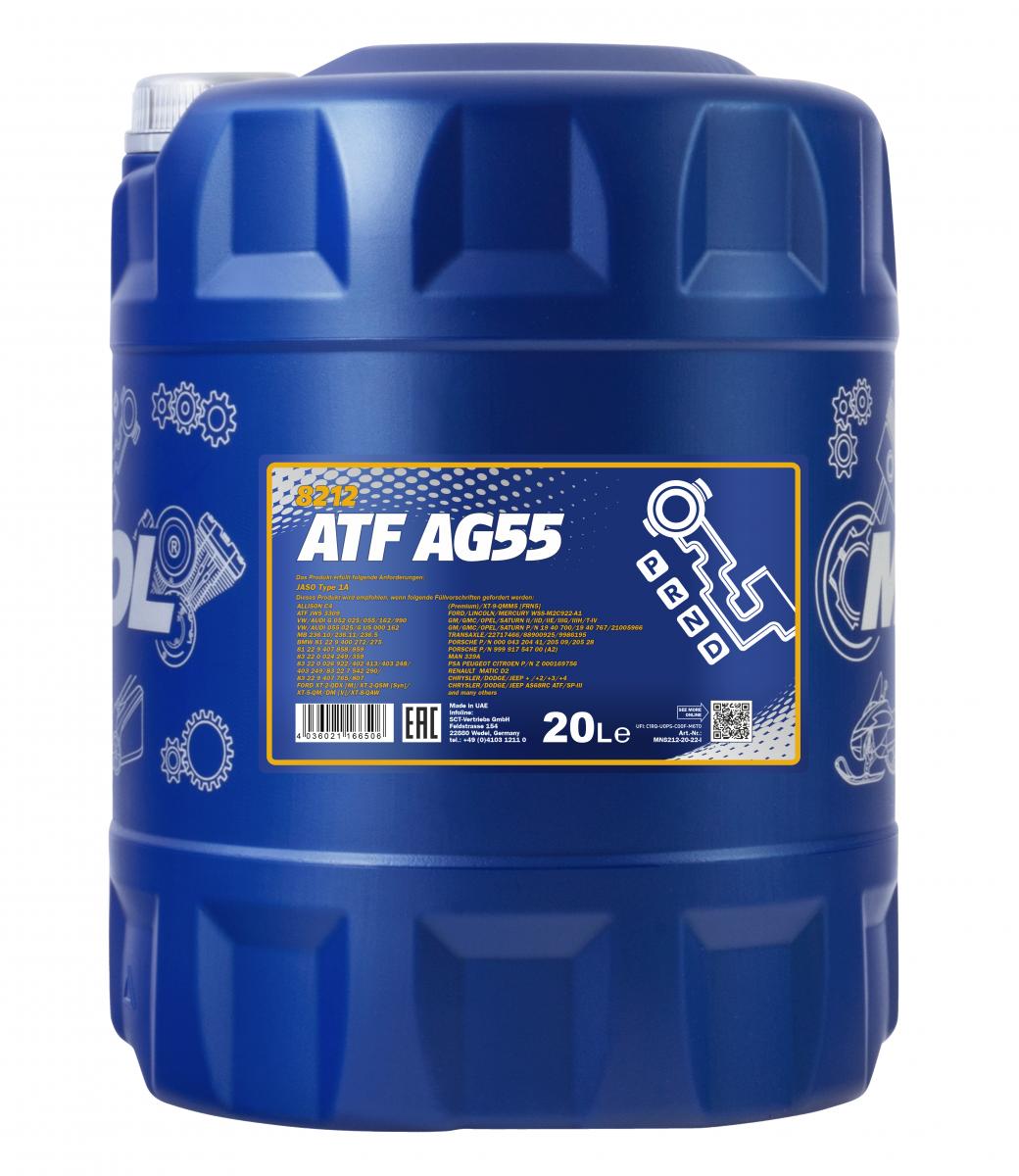 80 Liter MANNOL ATF AG55 Getriebeöl Automatikgetriebe Öl 4036021166506