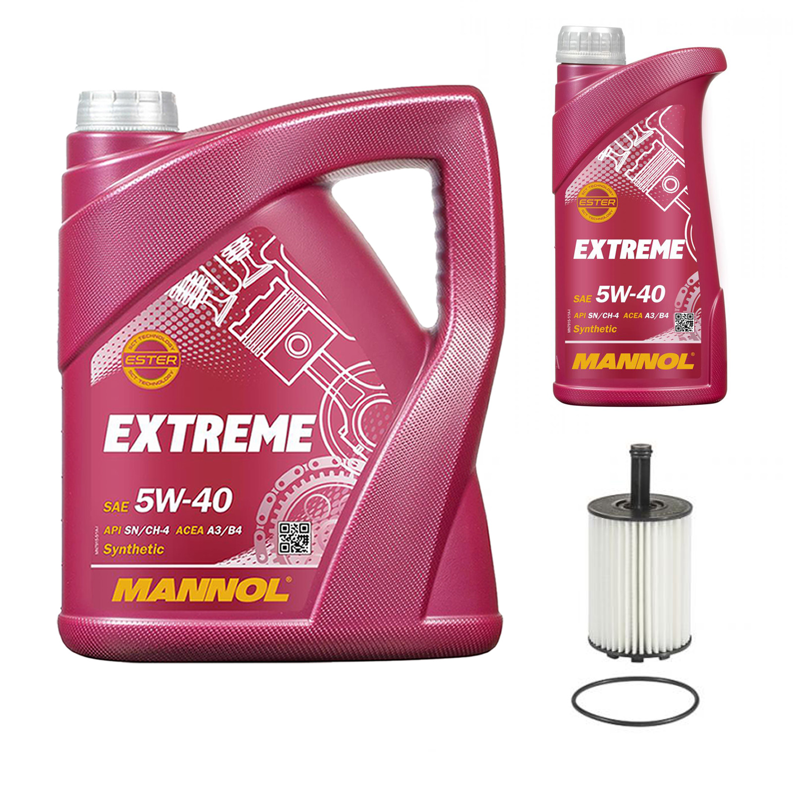 Inspektionskit Serviceset MANNOL Extreme 5W-40 für Ford Galaxy 2.8 V6