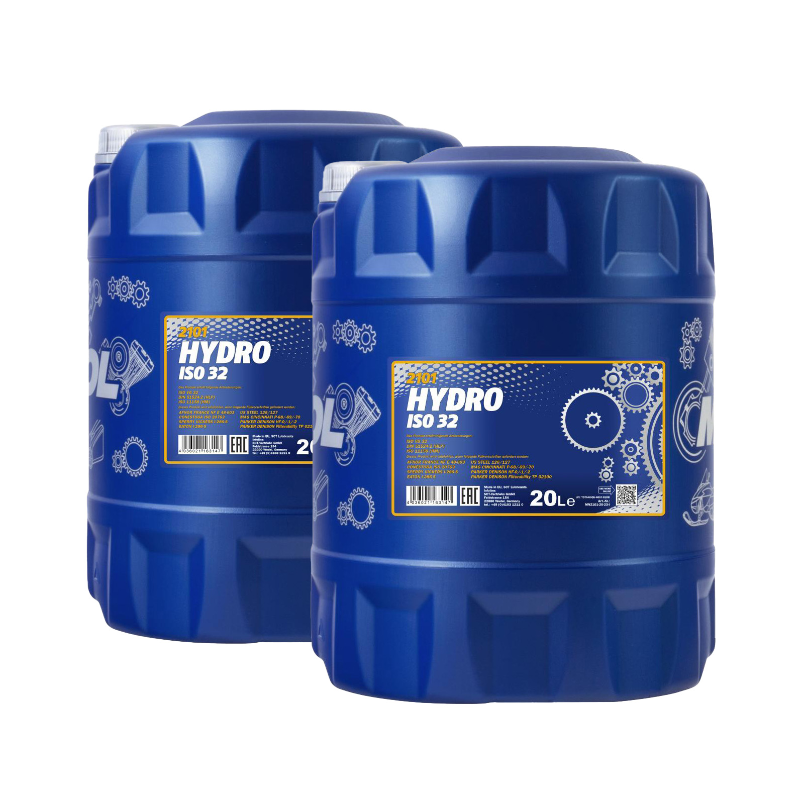 40 Liter MANNOL Hydro ISO 32 Hydrauliköl 40 L  Hydraulikflüssigkeit Hebebühne