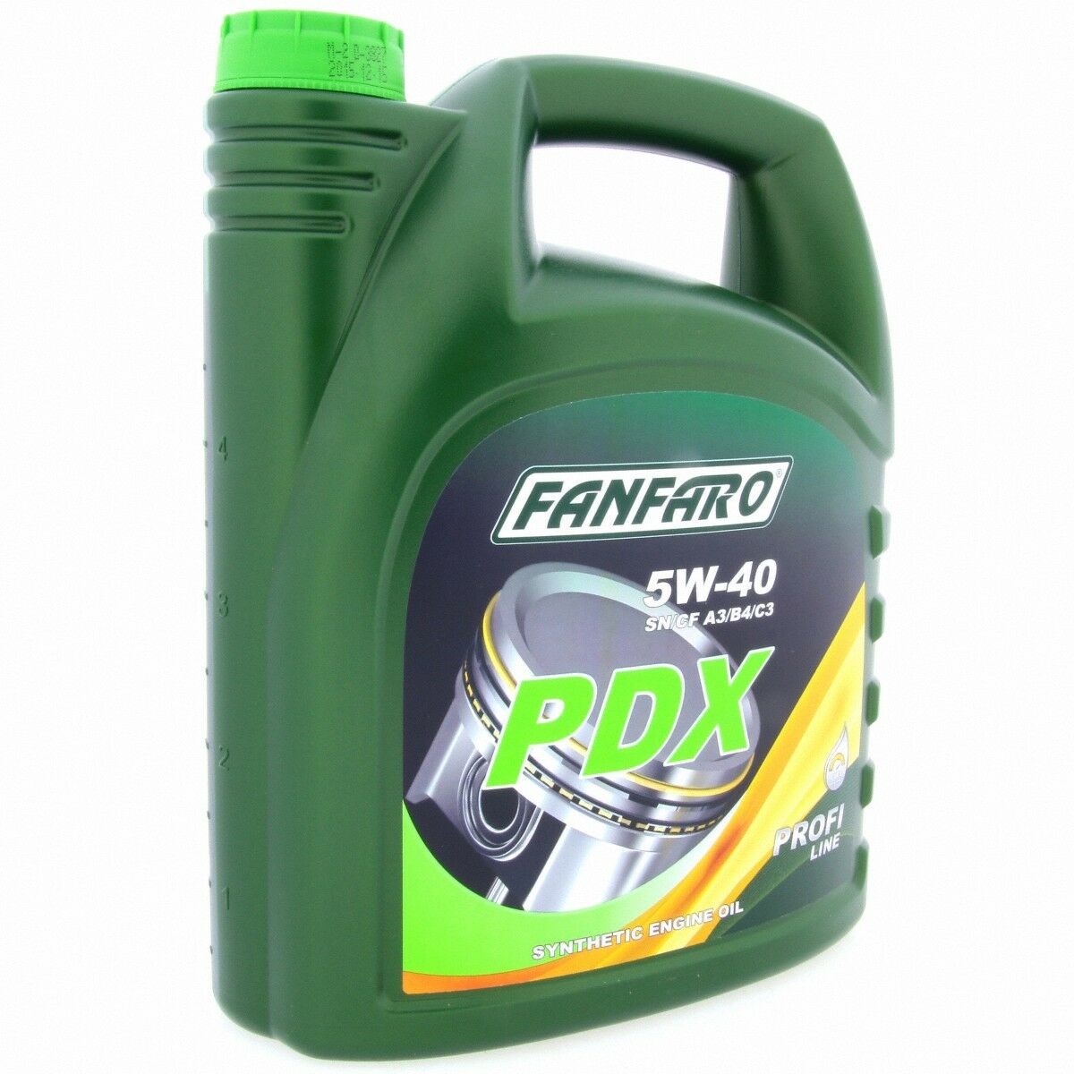 5 Liter FANFARO PDX 5W-40 Motoröl passend für VW 502.00 BMW Longlife 04 LL04 MB 229.31 C3