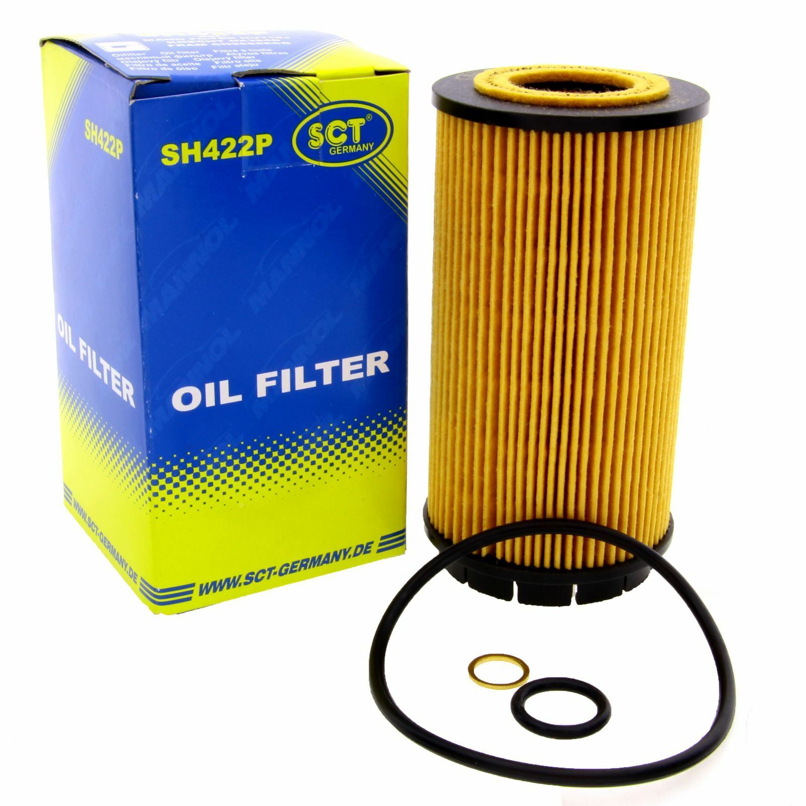 SCT Ölfilter Fahrzeugfilter SH422P Motorfilter Servicefilter passend für Hyundai Kia