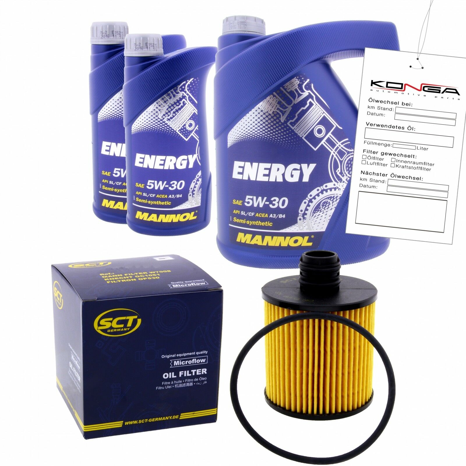 Inspektionskit MANNOL Energy 5W-30 passend für Mercedes-Benz Glk 350 280 4matic E T 300