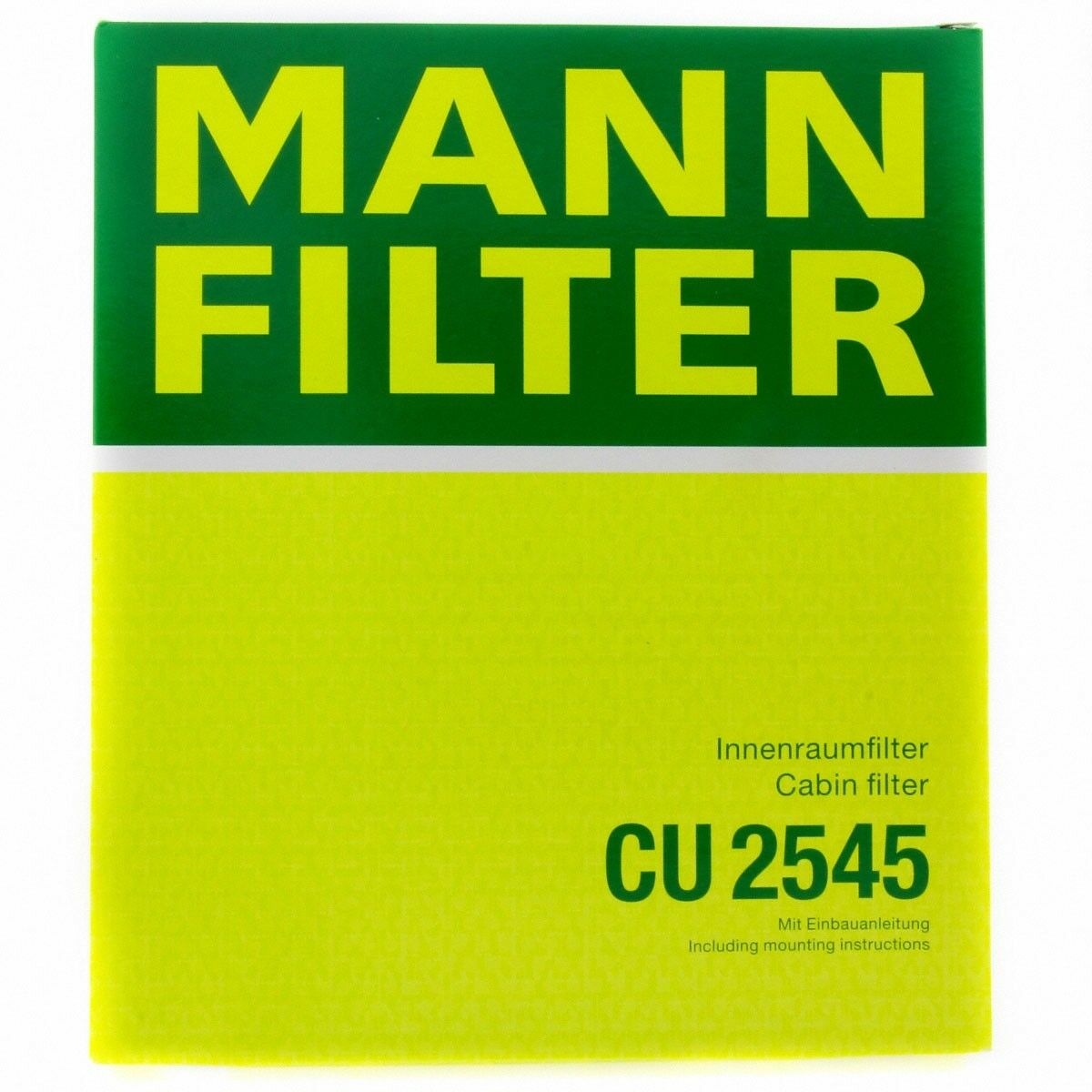 MANN Innenraumfilter CU2545 Filter Audi Mercedes Benz Puch Seat Skoda VW