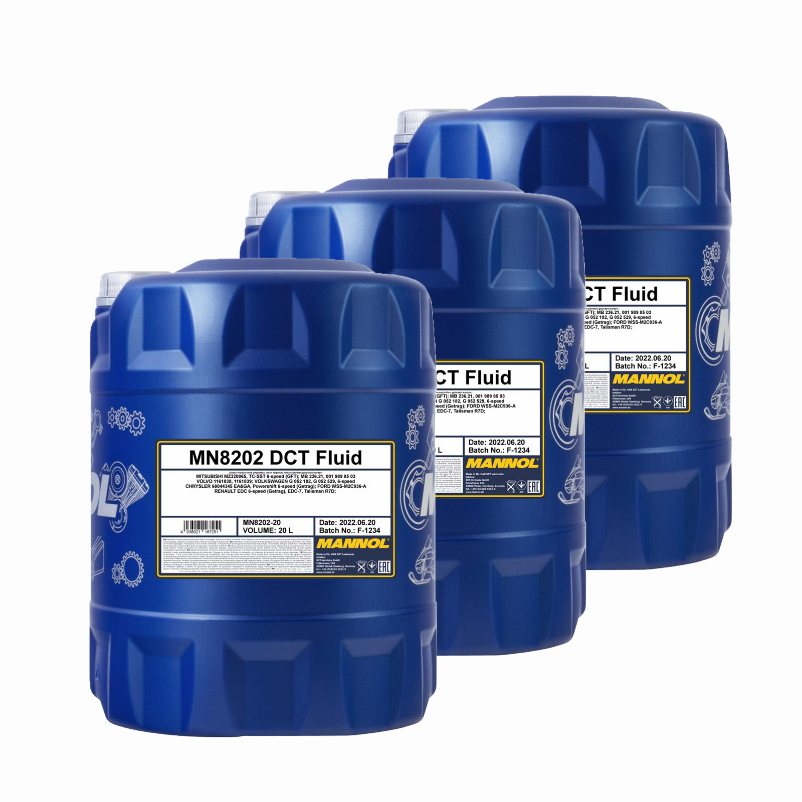 60 Liter MANNOL DSG Getriebeöl Doppelkupplung Getriebe Öl DCT Fluid