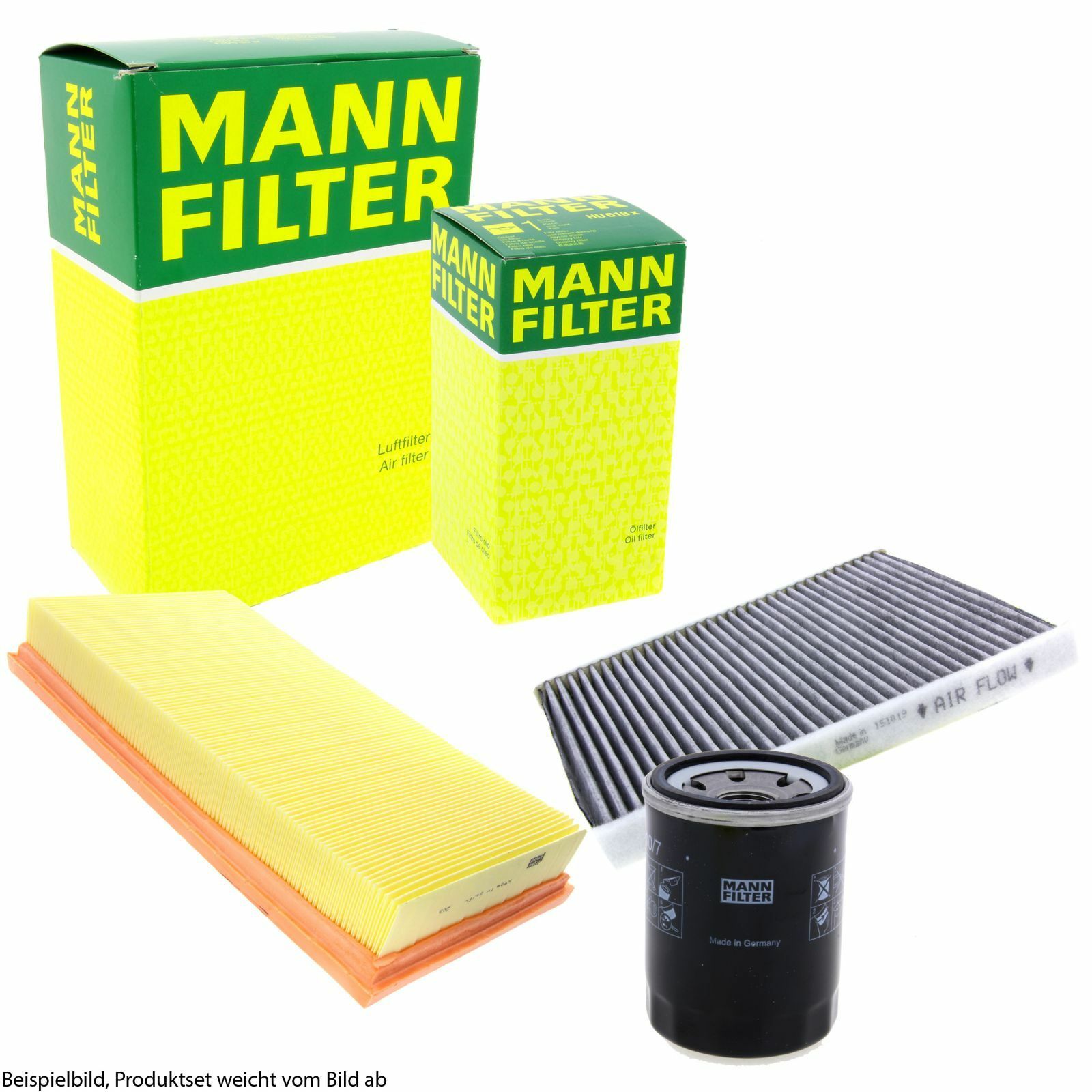 MANN Inspektionskit Öl-,Luft-,Innenraumfilter MERCEDES-BENZ SLK R171 200 Kom