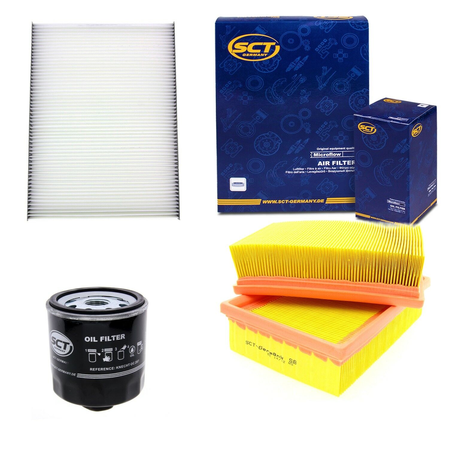 Inspektionskit für Vw Polo 60 1.4 Caddy Mk Ii Seat Arosa 6h 1.0 Lupo Set1