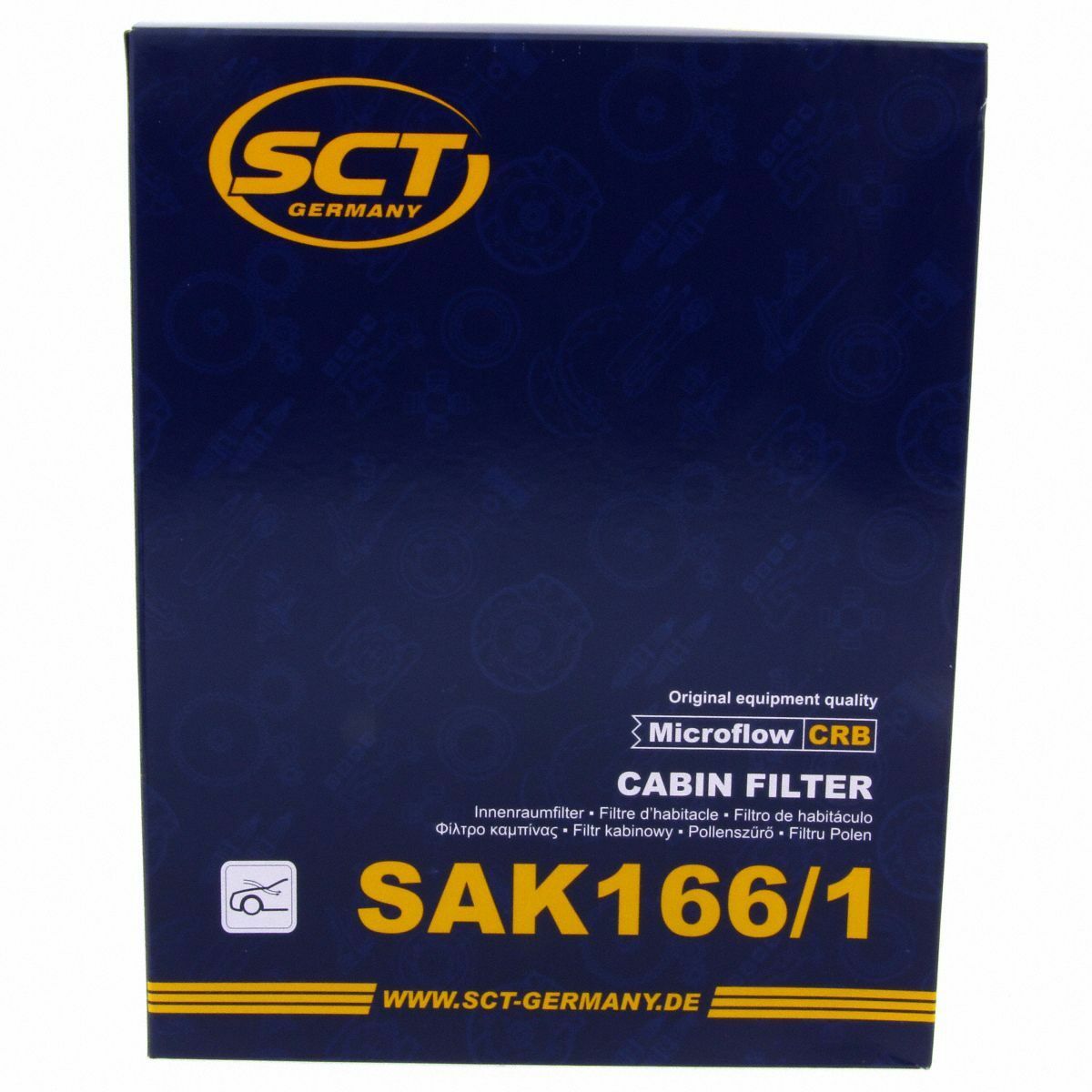 SCT Innenraumfilter mit Aktivkohle SAK 166 Luft Filter VW Audi Skoda