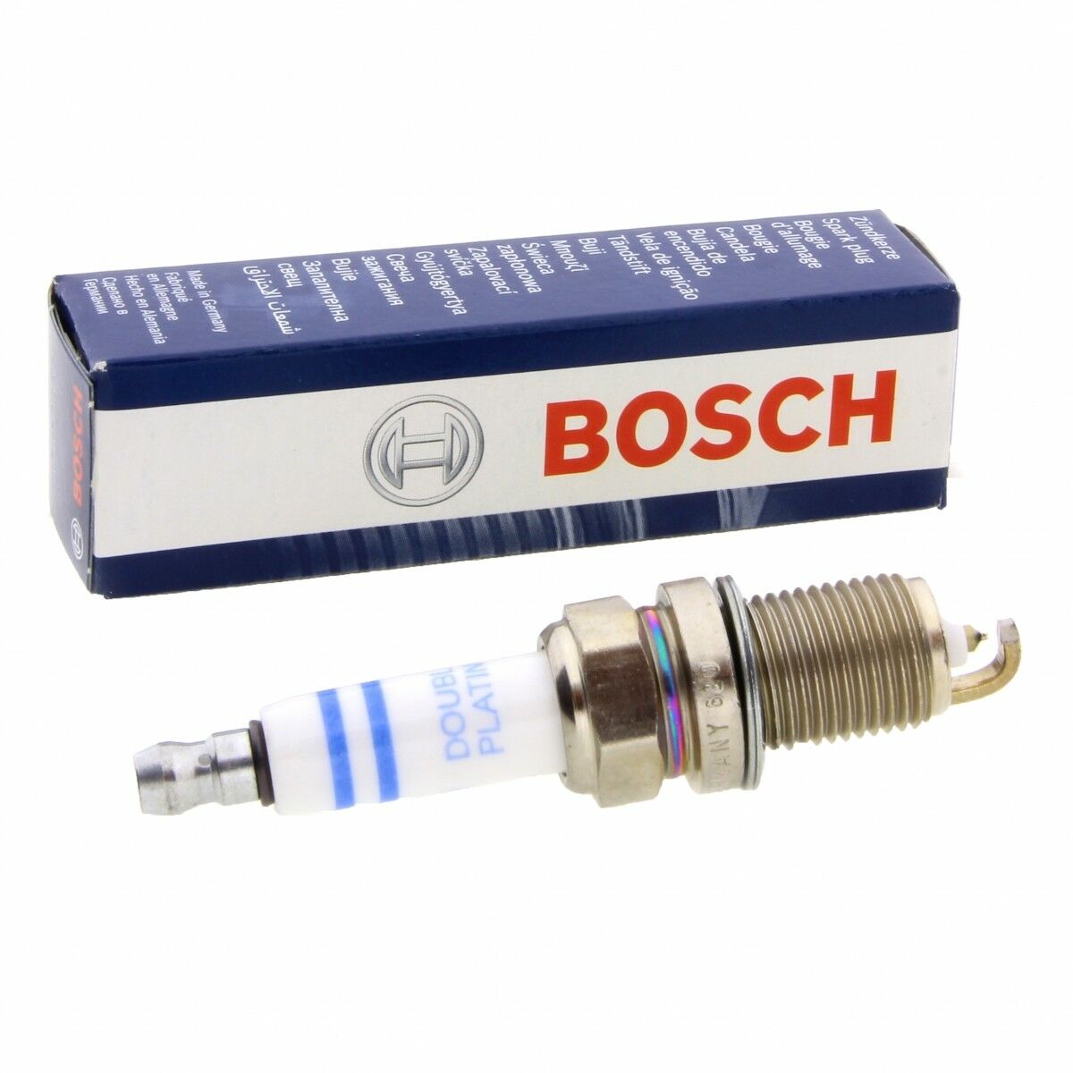 8x BOSCH FR7KPP332 Zündkerzen Audi A6 Stufenheck 4F2 C6 BMW 1 E81