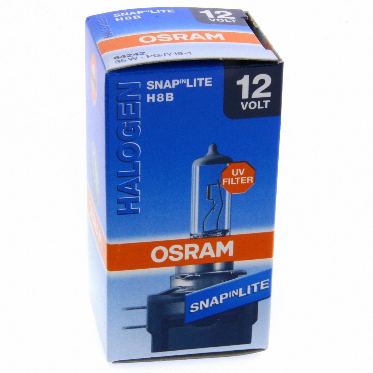2x H8B OSRAM Original Line OEM 64242 Halogenlampe Autolampe Set