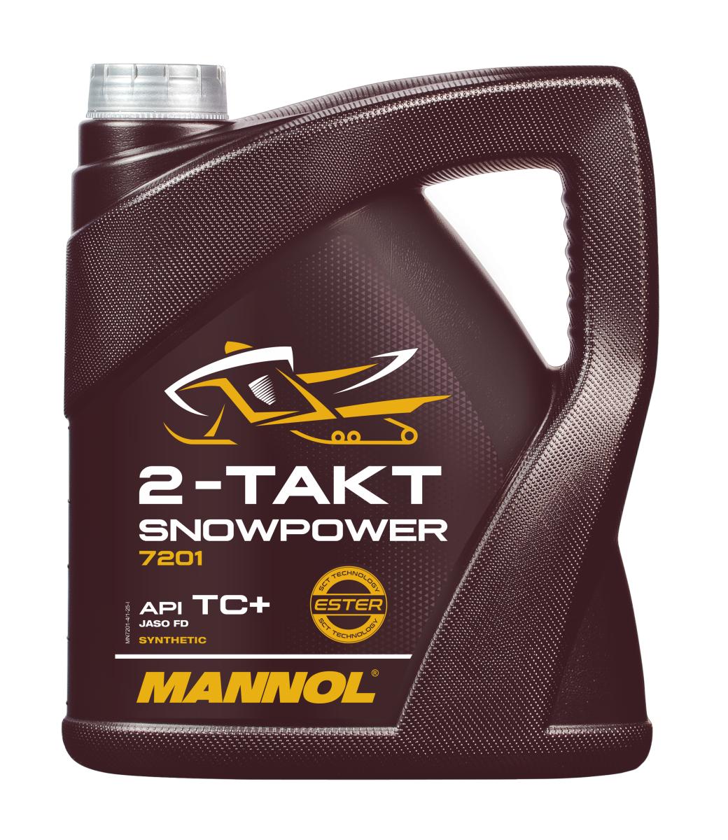 MANNOL 7201 2-Takt Snowpower 4 Liter Motoröl API TC+ JASO FD Schneemobil