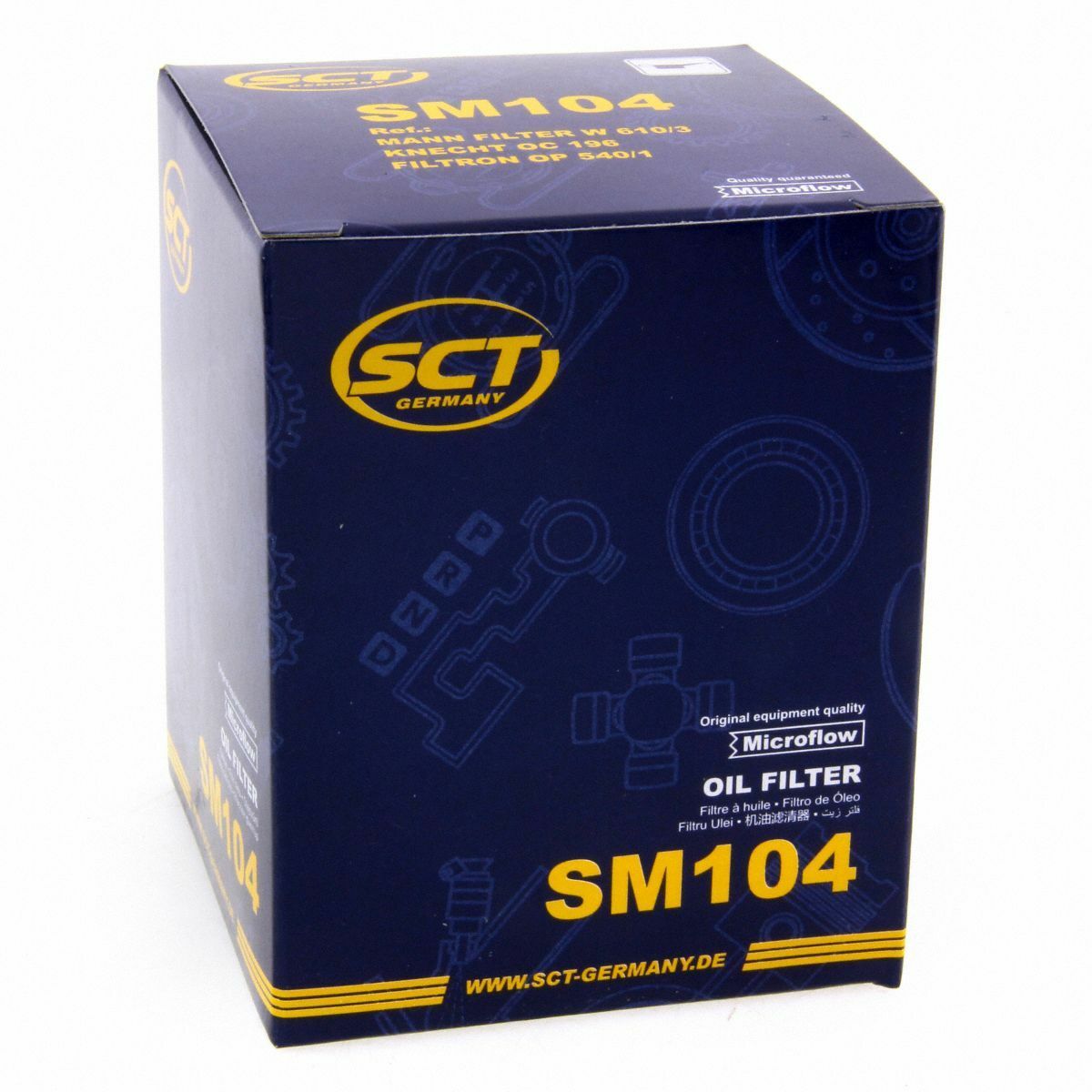 SCT Ölfilter SM104 Filter Motorfilter Servicefilter Anschraubfilter FORD USA Fiat Honda