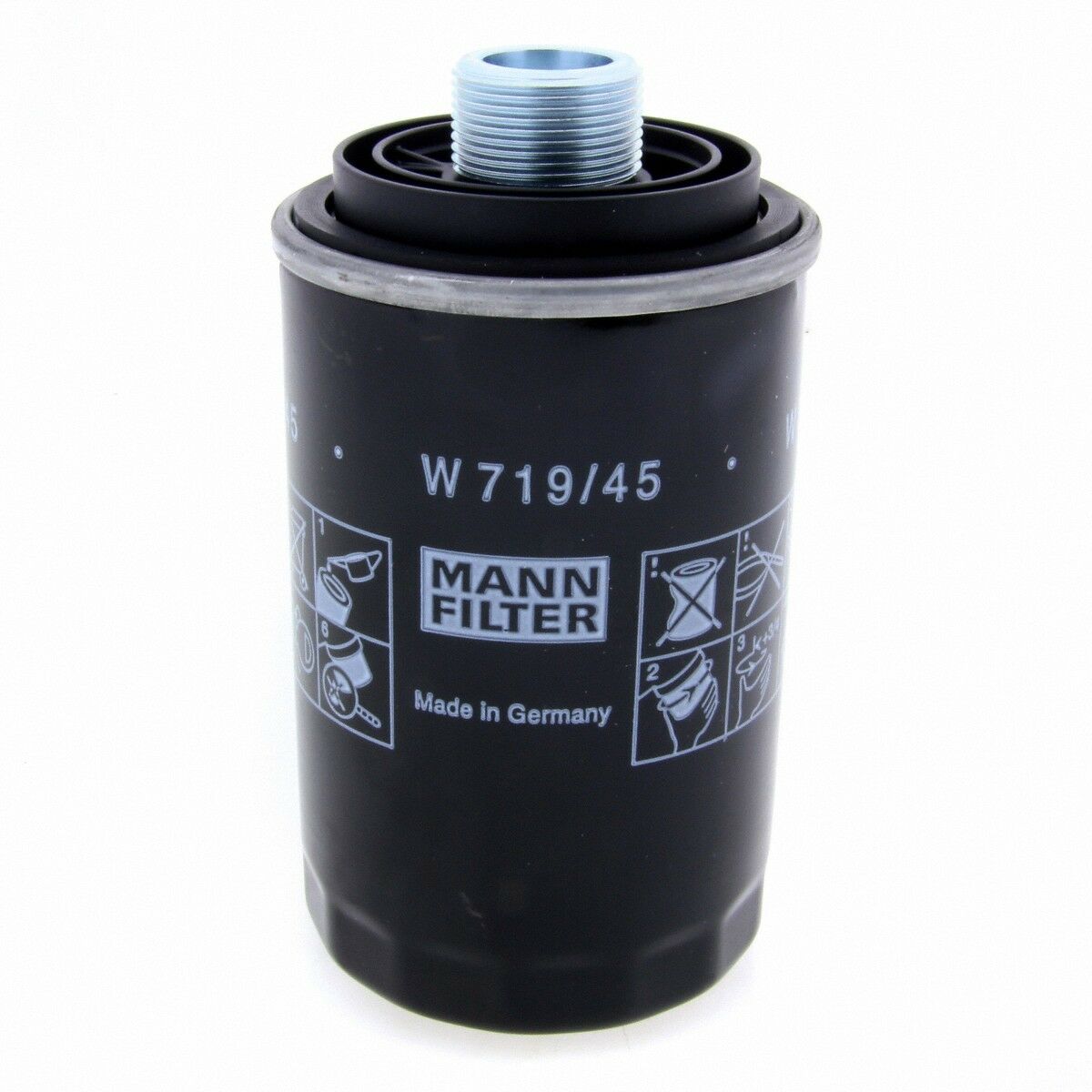 MANN Ölfilter Fahrzeugfilter W71945 Filter passend für Audi Seat Skoda VW
