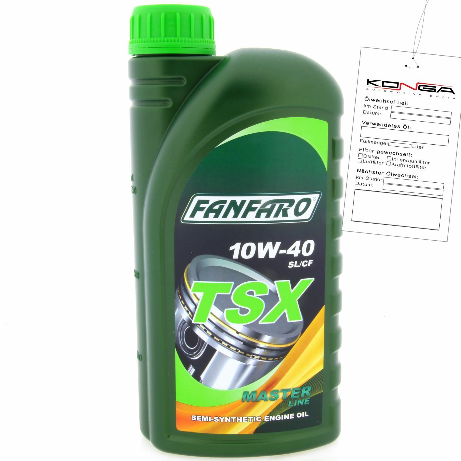 1 Liter FANFARO TSX 10W-40 SN Motoröl MB 229.1 passend für VW 501.01 505.00 Economy-Class-Motorenöl