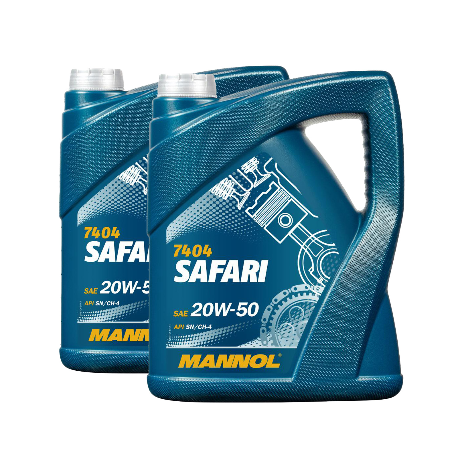 10 Liter (2x5) MANNOL Safari 20W-50 API SN CH-4 Motoröl 20W50 4036021506159