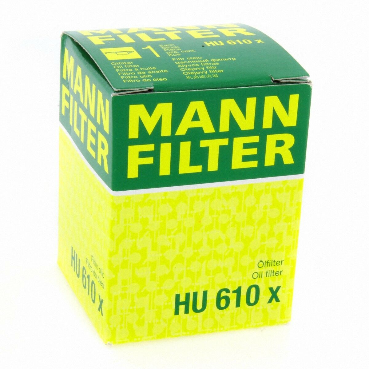 MANN Ölfilter HU610X Filter passend für Mercedes-Benz A-Class W168 vaneo 414