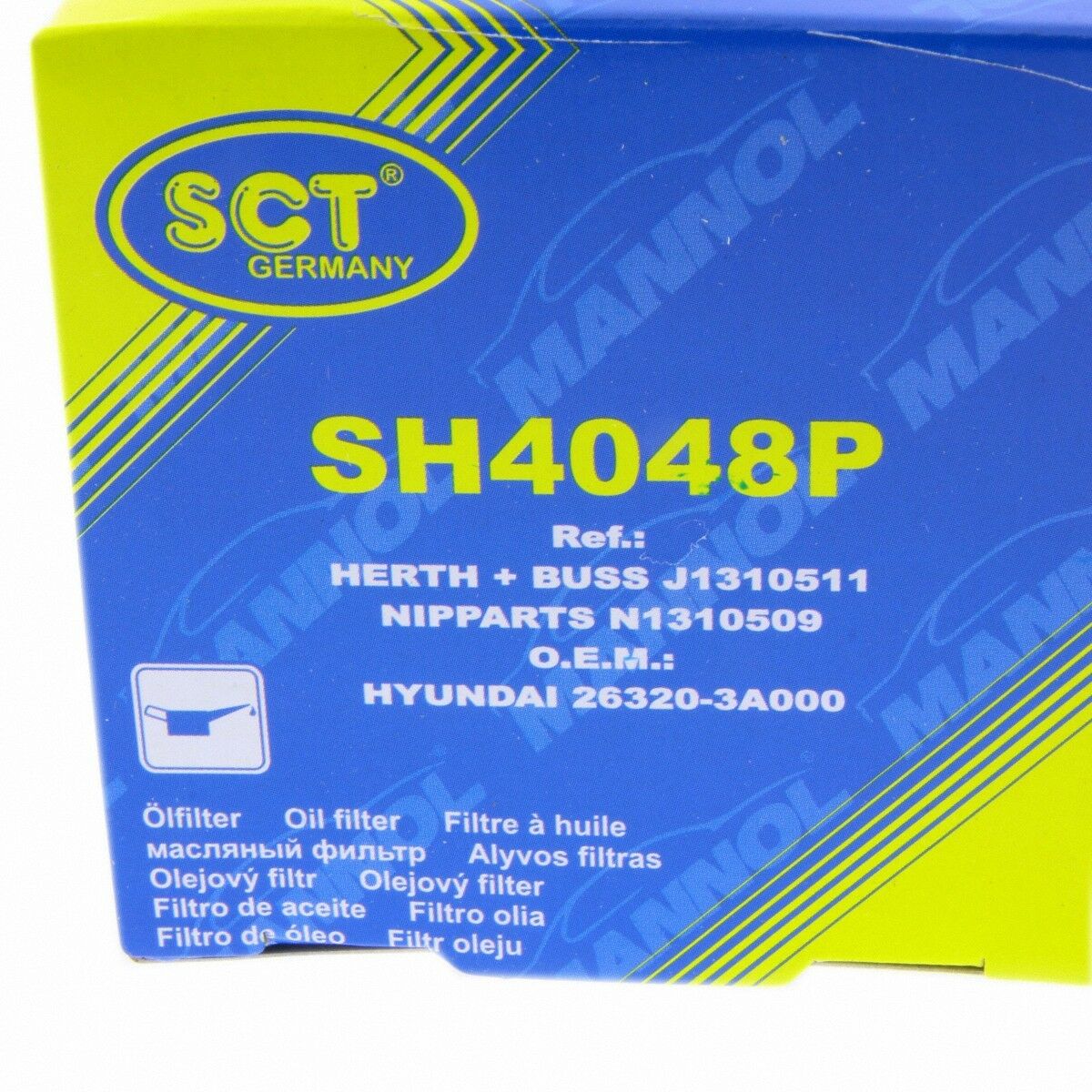 SCT Ölfilter SH4048P Filter Motorfilter Servicefilter Patronenfilter passend für Hyundai iX55