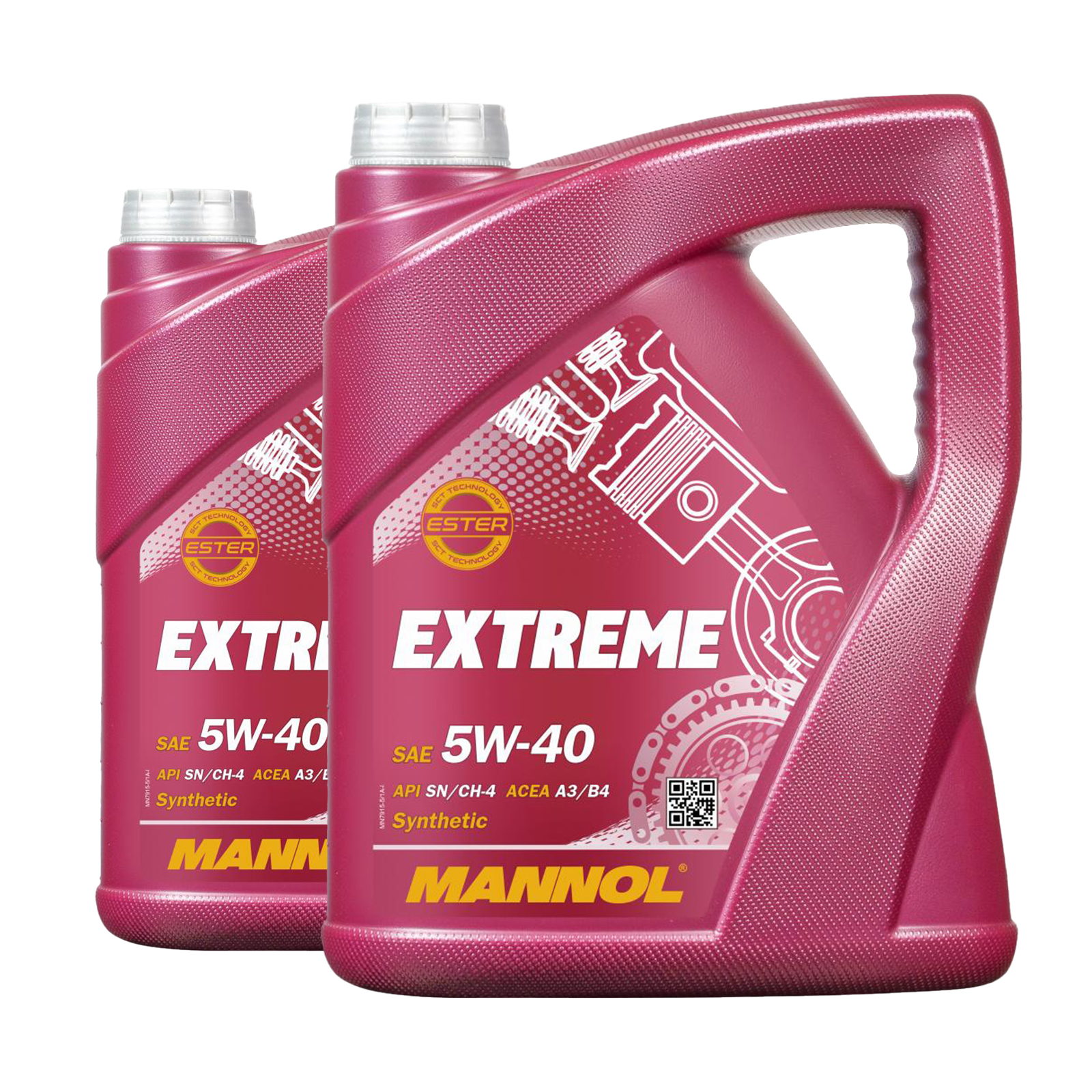 10 Liter (2x5) MANNOL Extreme 5W-40 API SN CH-4 Motoröl 5W40 4036021525518